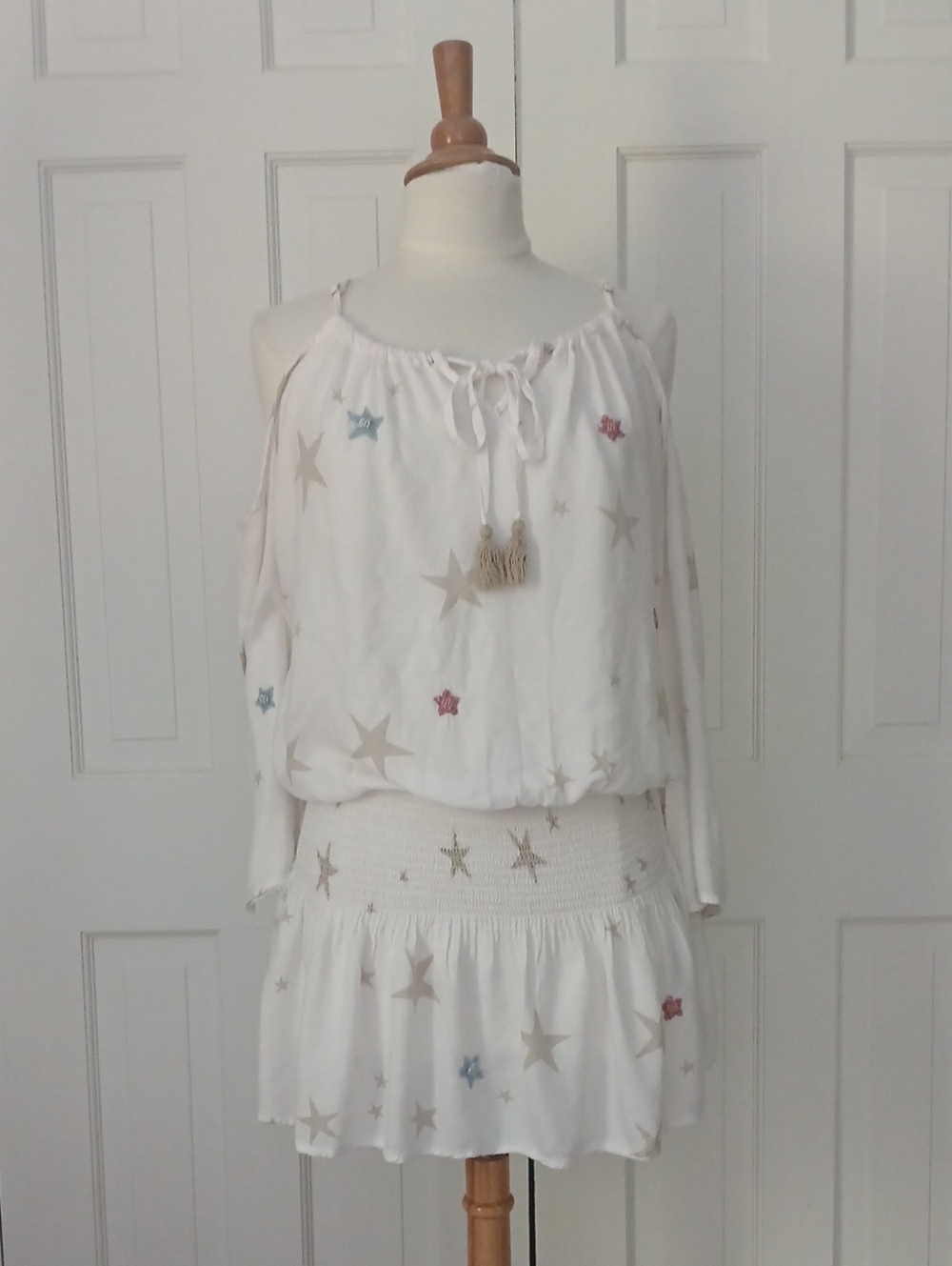 Surf Gypsy Cold-Shoulder Tunic Swim Coverup